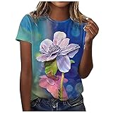 t-Shirts Damen Sommer Langarmshirts Für Damen Damen Glitzer Oberteile Schulterfreies Oberteil One Shoulder Rundhals Einfarbig Elegant Blusen Frauen Party O