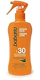 BABARIA Unisex LOCION Corporal Aloe Vera KÖRPERLOTION SPF30 200ML, Negro, N