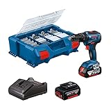 Bosch Professional GSB 18V-55 06019H530A Akku-Schlagbohrschrauber 18V 4.0Ah Li-Ion buerstenlos, ink