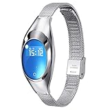 Chenang Intelligente Armbanduhr, Wasserdicht IP67 Smartwatch Fitness Uhr zur Herzfrequenz-und Fitnessaufzeichnung Blutdruckmesser und Fitness-Track