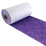 Tischband Ornament lila | Tischläufer | Tischdecke | 20 m lang | 20 cm breit | Premium Airlaid (stoffähnlich) | hochwertige Tischdeko für Hochzeit, Geburtstag, Kommunion, Feiern | made in Germany