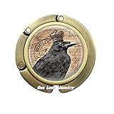 Crow Jewelry Crow Geldbörse Haken Amsel Schmuck Geschenk für sie, Rabe Geldbörse, Rabe Schmuck, Wildvogel Geldbörse Haken, TAP328