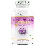 Resveratrol mit 500 mg pro Kapsel - Premium: 98% Trans-Resveratrol aus japanischem Staudenknöterich Wurzel-Extrakt - 60 Kapseln - Laborgeprüft - Hochdosiert - Veg