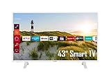 Telefunken XF43K550-W 43 Zoll Fernseher / Smart TV (Full HD, HDR, Triple-Tuner) - 6 Monate HD+ inklusive [2022] [Energieklasse E]