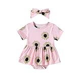 HuiSiFang Baby 2PCS Rock Prinzessin Baby Kleid Kinder Tutu + Stirnband Kinderkleidung Set Valentinstag Prinzessin Kleid Party Geburtstagsparty Babygeschenk