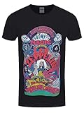 Led Zeppelin Herren Ledzeppelin_Full Colour Electric Magic_Men_bl_ts: L T-Shirt, Schwarz (Black Black), Larg