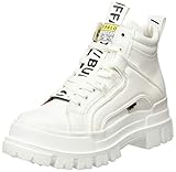 Buffalo Damen ASPHA NC MID Sneaker, White, 40 EU