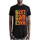 männer Kurzarm Casual Rundhals Brief Druck Pullover Sport mittellanges t-Shirt Bluse Tops 2962 Foto Text wunschmotiv Personalisieren Polyester hmlgo Workout Retro Printed Style Tiempo p