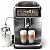 Saeco SM8889/00 Xelsis Suprema Kaffeevollautomat 22 Kaffeespezialitäten (Touchscreen, 8 Benutzerprofile), WLAN-Konnektivität, E