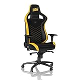 noblechairs EPIC Gaming Stuhl - Bürostuhl - Schreibtischstuhl - PU-Kunstleder - LeFloid Edition - Schwarz/Gelb