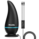 Wonido TV-Zimmerantenne – HD-Antenne für den Innenbereich von 150 + Meilen Empfang – Digitale TV-Antenne für den Innenbereich für Smart-TV mit Magnetfuß – unterstützt 4K/1080P alle lok