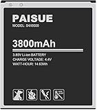 Galaxy S4 Akku, 3800 mAh Neuer verbesserter Li-Ionen-Ersatzakku für Samsung Galaxy S4 EB-B600BE, I337, I545, L720, M919, I9506, I9500, I9505, R970 (Nicht für S4 Mini)