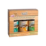 Original Hagners Sauna-Aufguss-Konzentrate 3er Set Minze - Orange & Zitrone - Eukalyptus je 50