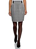 oodji Ultra Damen Tulpenrock mit Elastischem Bund, Grau, DE 36 / EU 38 / S
