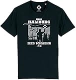 Hamburger SV Mein Hamburg - Abschlach! Männer T-Shirt schwarz M