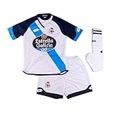 Lotto Sport Jungen DLC16 Away KIT JR Replika, White/Blue 539, XXS