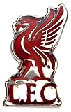 Pin / Anstecker mit Fußballmanschafts-Wappen, offizieller Fußball-Fan-Artikel, verschiedene Mannschaften verfügbar In offizieller Verpackung, - Liverpool FC (Liverbird), Pin Badg