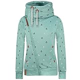 Newbestyle Jacke Damen Sweatjacke Vicky Zip Hoodie Pulli Oberteile Damen Kapuzenpullover Pullover mit Kap