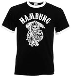 World-of-Shirt Herren Longsleeve T-Shirt Sons of Hamburg HA ES VAU|S