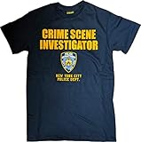 Dunkelblaues T-Shirt von New York CSI Gr. M, navy