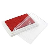 Reround Stempelkissen Tinte Farbe Rot Fingerabdruck Geschenk