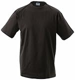 James & Nicholson Jungen Junior Basic Rundhals T-Shirt, Braun (Brown), X-Large (Herstellergröße: XL (146/152))