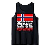 Ich brauche keine Therapie ich muss nur nach Norwegen Tank Top