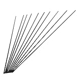 Nrpfell 10 StüCk Kohle Faser Rod Pultrusion 2Mm (OD) für RC Flugzeug, Drohnen, Quadcopter, RC Flugzeug DIY, Solid Matte Pole, 200 M