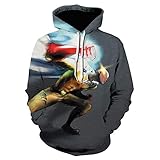 hjbjb Mann Frauen Hoodies Saitama Oppai 3D Print Mit Kapuze Sweatshirt Mode Harajuku Cosplay Kostüm Unisex Kleidung-Ah573702S_XL