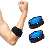 Ellenbogenbandage Fitness, Tennisarm Bandage Manschette, Ellenbogen Bandage Tennisarm Damen Herren, Unterarm Bandage, Ellenbogenschutz Neopren Ellbogenschützer Manschette Mit Kompressionsp