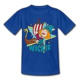 Spreadshirt Wickie Und Die Starken Männer Wikingerschiff Kinder T-Shirt, 110-116, Royalb