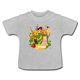 Spreadshirt JoNaLu Jo Naya Und Lu Winken Fröhlich Baby T-Shirt, 12-18 Monate, G