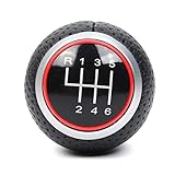 Viviance 6 Speed Manual Car Gear Shift Knob kompatibel mit Audi A4 S4 B8 8K A5 8T Q5 8R S Line 07-15