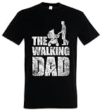 Urban Backwoods The Walking Dad Herren T-Shirt Schwarz Größe XL
