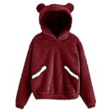 HHOP Damen Kapuzenjacke septemberangebote windjacken Damen billige Winterjacken Damen Windbreaker Damen wasserdicht Weste beige Parka mit Fell fur Parka Winterjacke Damen preisw