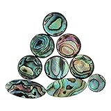 Yi-Achieve 9 Teile/Satz Alto Woodwind Zubehör Abalone Shell Sax Key Button Ersatzteil Smooth Sopran Musikinstrument Tenor Inlay