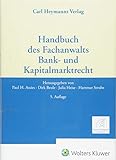 Handbuch des Fachanwalts Bank- und Kapitalmark