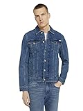 TOM TAILOR Herren 1026078 Basic Trucker Jeansjacke, 10281-Mid Stone Wash Denim, L