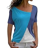 HHOP Damen Kurzarm elegant blusen blau Pulli Bluse festlich Damen Pulli Damen mikos Damen Pullover Oberteil v Ausschnitt Damen hemdbluse Kurzarm oversizepullover Damen gelbe Bluse D