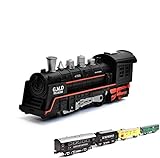 HSP Himoto Elektrische Eisenbahn Weihnachten Santa Claus Starter-Set, Zug, Dampf-Lok , Soundsimulation, Modell-Lokomotive, Komplett-Set inkl. Zubehö