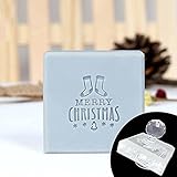 HDBD Seifendichtung Acryl Transparent Stempel Weihnachtsthema Klare Seifendichtung DIY Handgemachte Natürliche Bio-Seife Herstellungswerkzeuge Zubehö