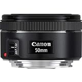 Canon Objektiv 0570C005AA EF 50mm Brennweite F1.8 STM Fokussierung (49mm Filtergewinde), schw
