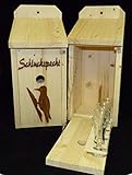 Vogelhaus Schnapsbar aus Holz Garten Geschenk Schluckspecht und Vog