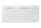 Samsung Smart Wireless Keyboard Trio 500, kompatibel mit Laptop, Smartphone und Tablet, Weiß