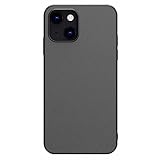 wojonifuiliy Hülle kompatibel für iPhone 13 Mini Kunstleder Handyhülle, TPU Vergilbungsfrei Schutzhülle [5A Sicherheitsschutz] Kratzfest Anti Fingerabdruck PU-Leder Schlichte Case mit Textur Rück