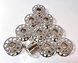 10 Spulen aus Metall für Singer Nähmaschinen Brilliance 6180, 6280, 6160, 6199