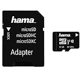 Hama microSDHC 32GB Class 10 UHS-I 80MB/s Karte inkl. SD Adap