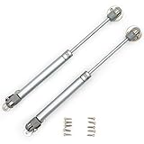 Gasdruckfeder 2 x Gasdruckdämpfer 120N Gasdämpfer gasdruckfeder möbel gasdruckfeder für klappen Klappenbeschlag für Küchenschrank Bücherschränke Türscharniere etc 26lb/12KG