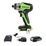 Greenworks 24V GD24ID3 Impact Driver und 24V Battery G24B2 und 24V Charger G24MC