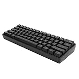 Gaming-Tastatur, 61 Tasten kabelgebundene USB-Tastatur mit 1850-mAh-Akku für Computer-Laptop für PC-Sp